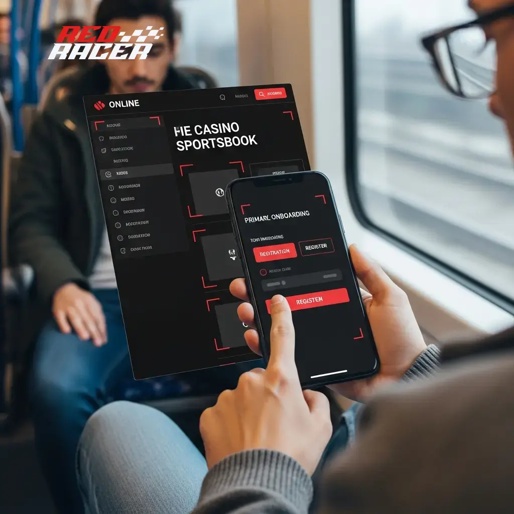 Live betting interface at Redracer bet — real-time odds