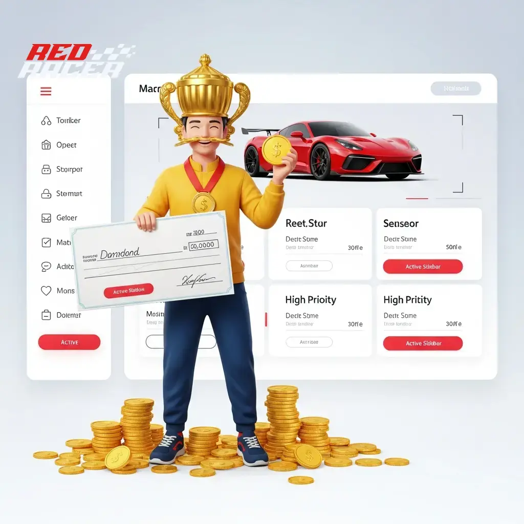 Redracer Casino VIP program tiers — Bronze to Champion